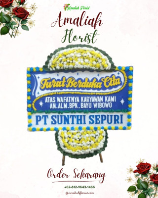 Papan Bunga Duka di Kenali Besar